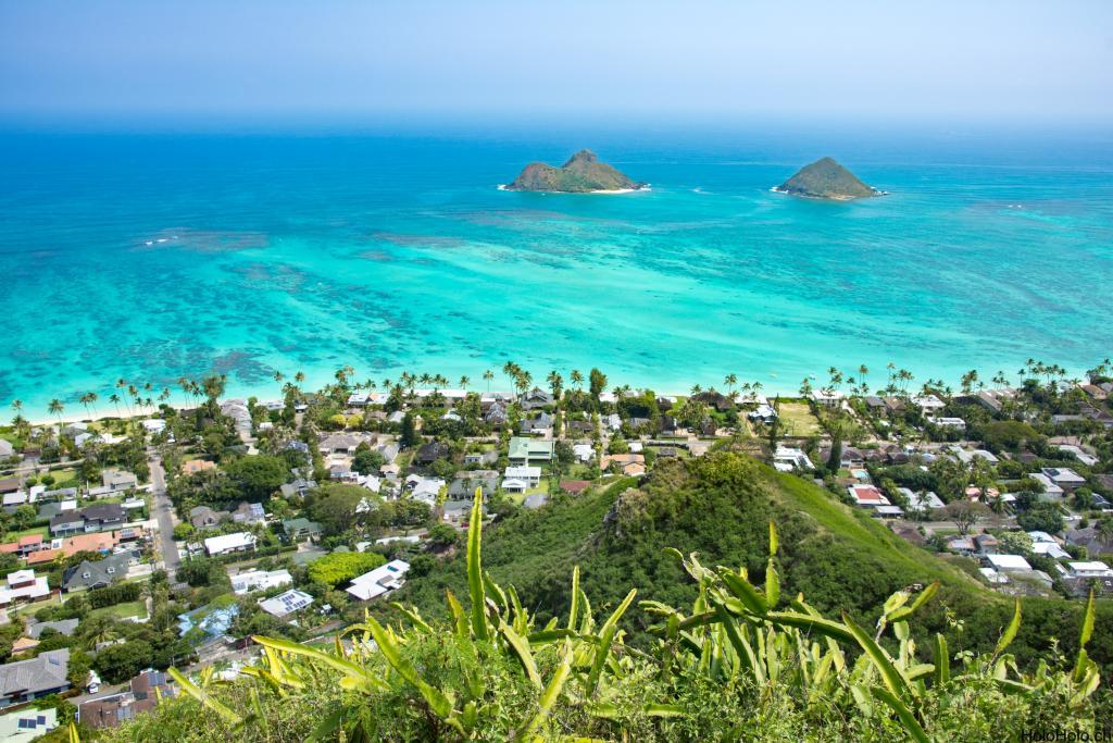 Aussicht von den Lanikai Pillboxen