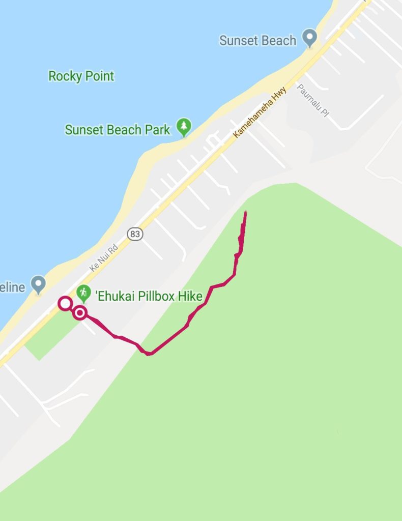 Oahu ʻEhukai Pillbox Route