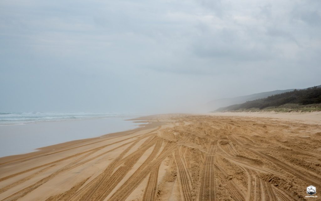 Fraser Island - Ostküste, die Autobahn