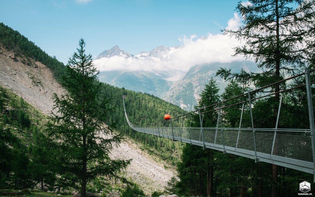 Europabrücke Sicht nach Zermatt