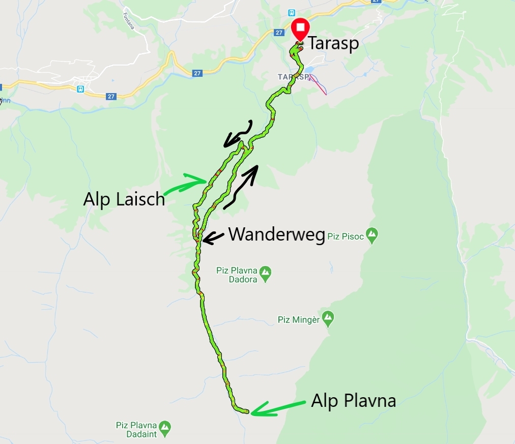 Alp Plavna Mountainbike Karte