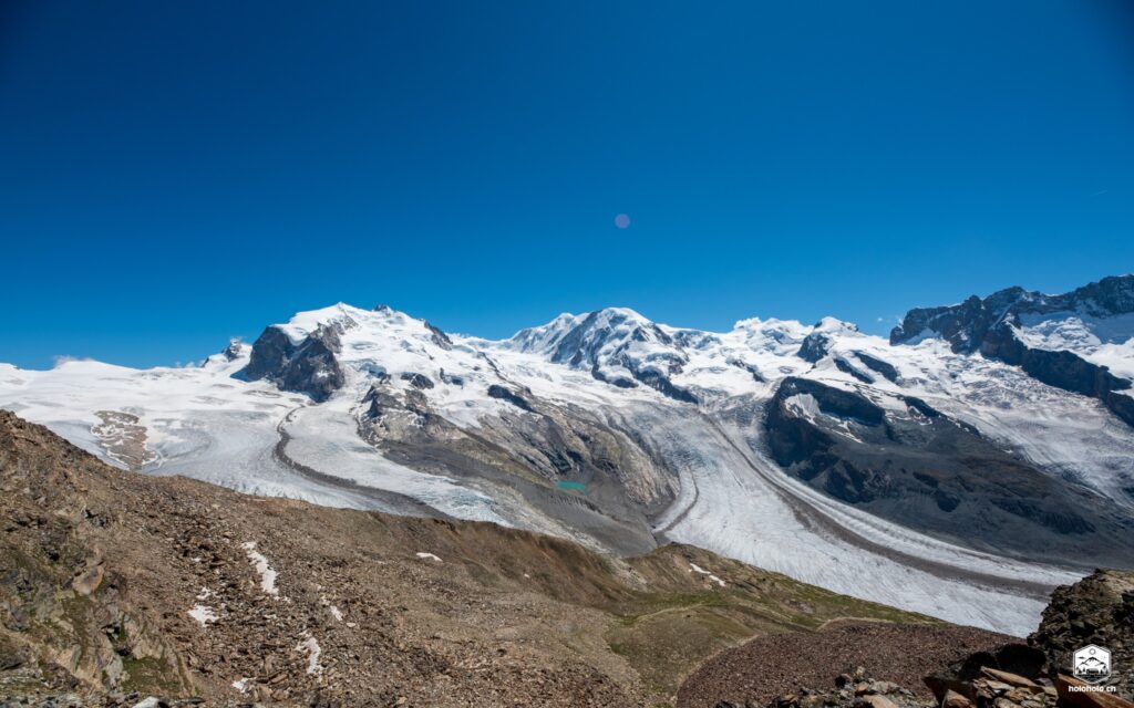 Gletscher Aussicht beim Hohtälli