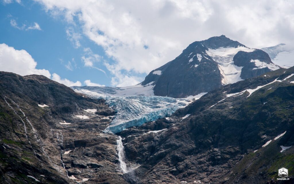 Sicht auf den Gletscher