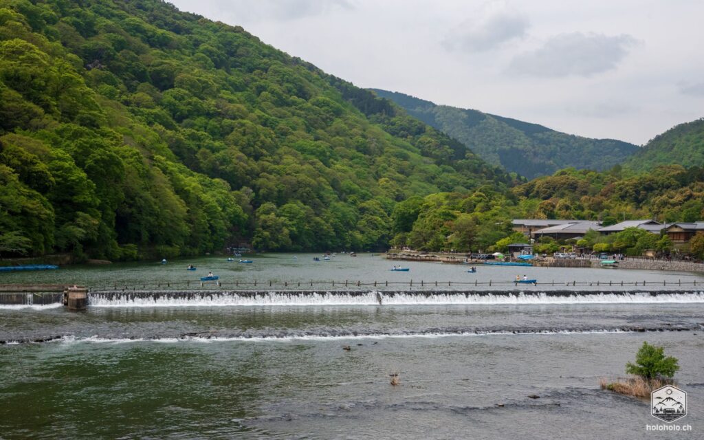 Ein Fluss in Kyoto