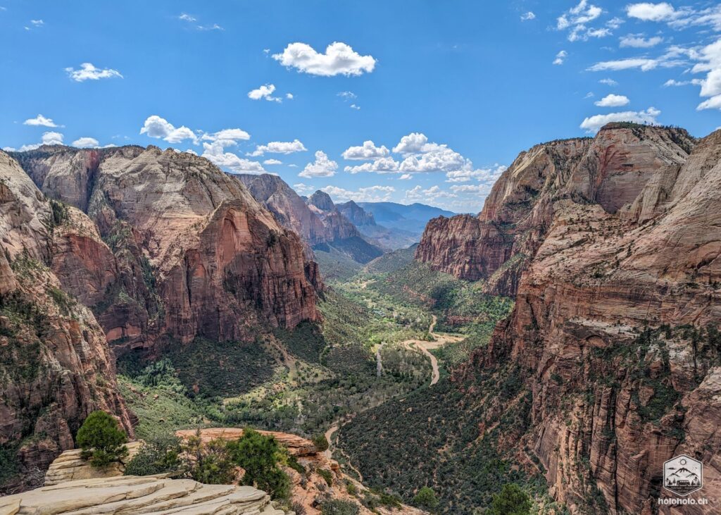 Blauer Himmel, Rote Felsen, Zion National Park
