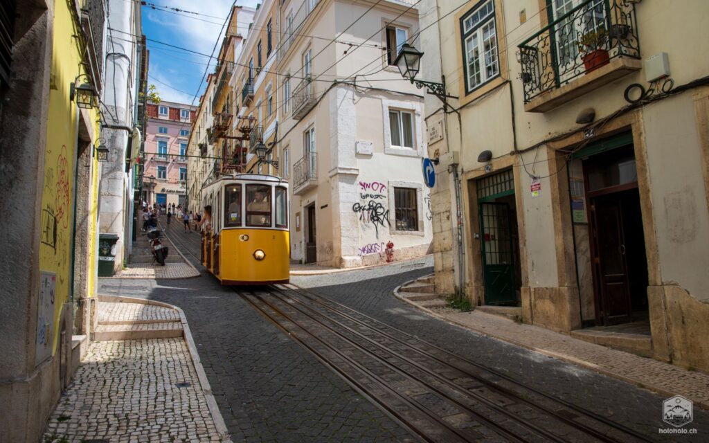 Gelbes Tram