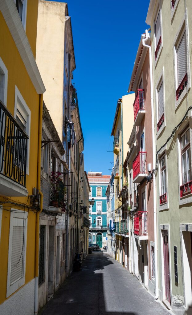 Die Gassen von Lissabon