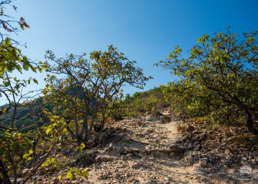 Erster Hügel des Angel Mountain